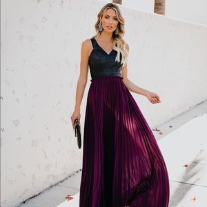 Vici faux leather maxi